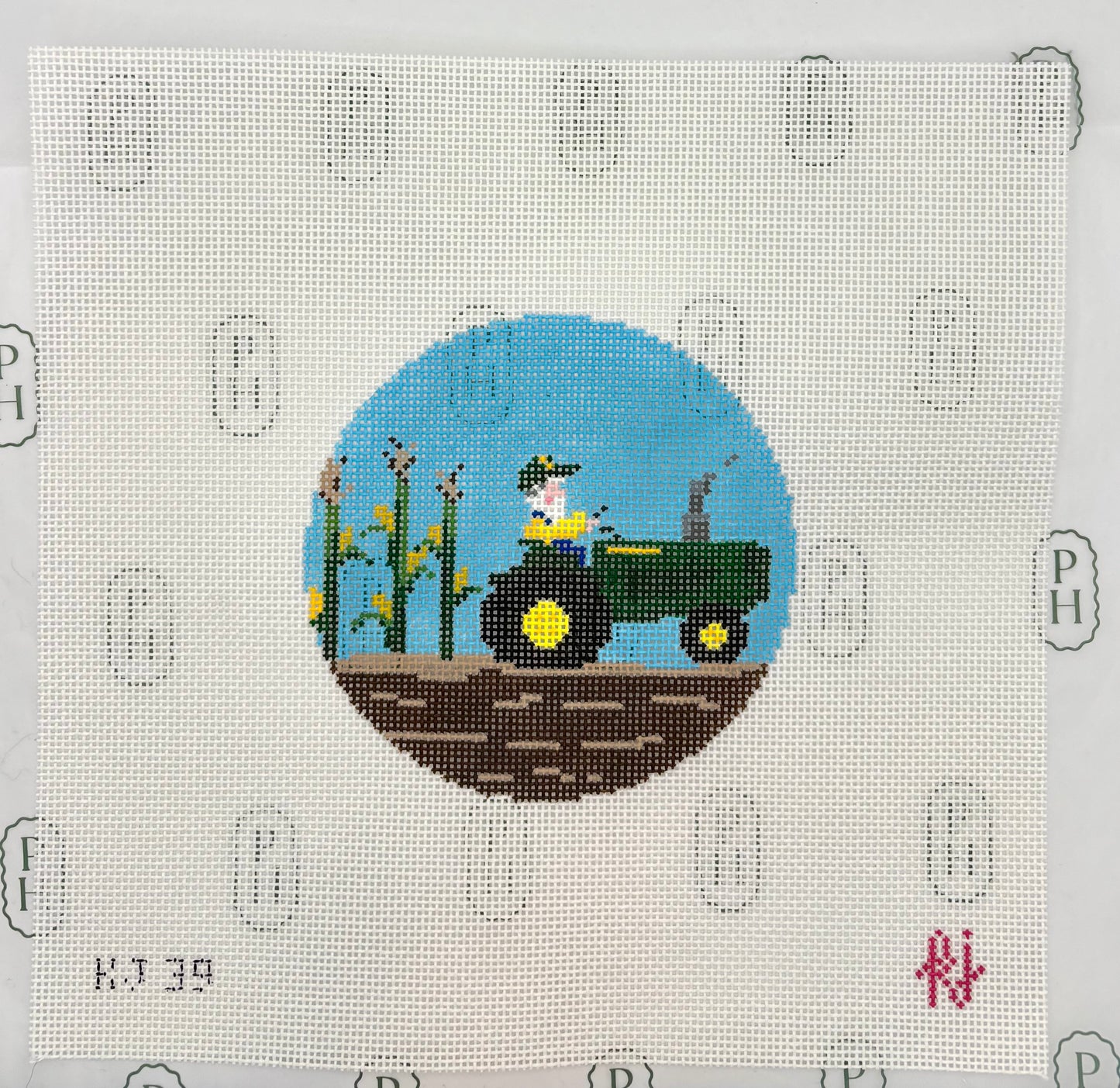 Santa on Tractor