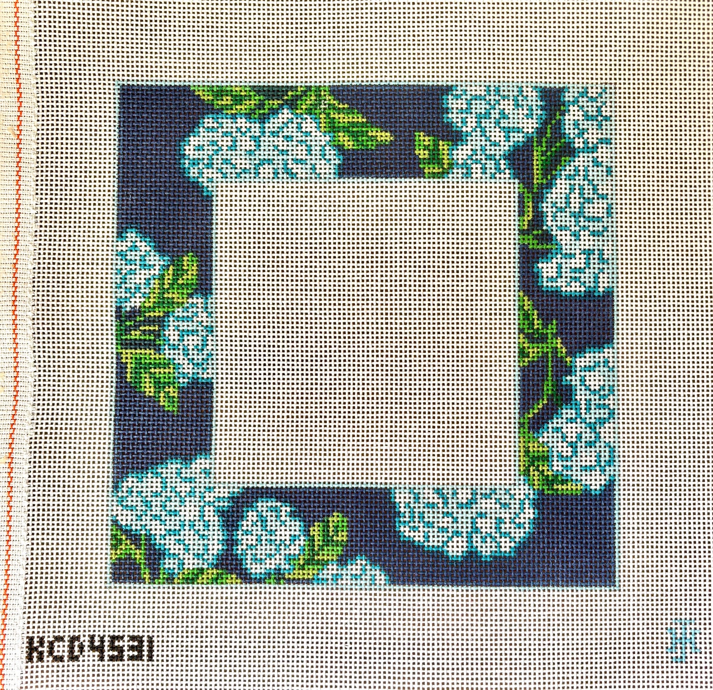 Blue Floral Frame