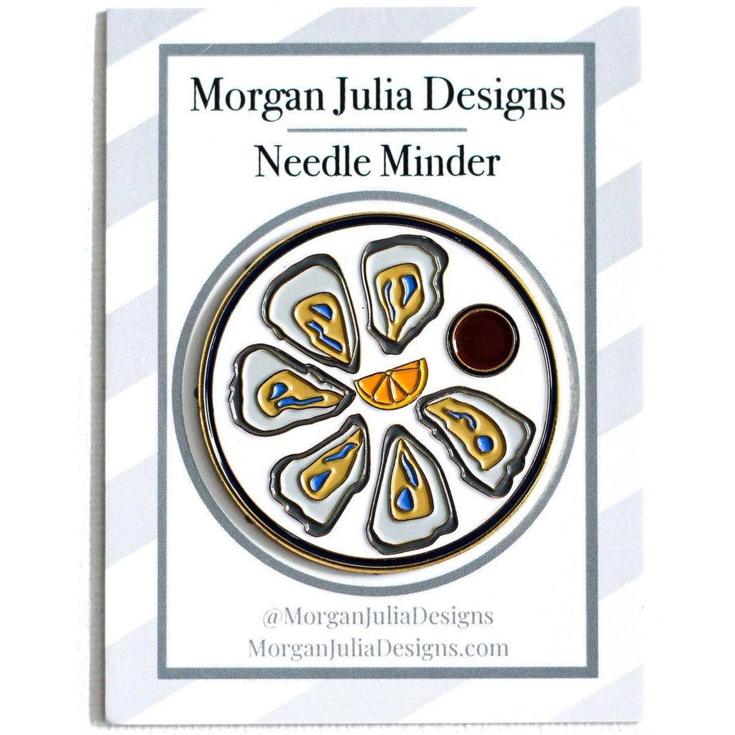 Needle Minder: Oysters on the Half Shell