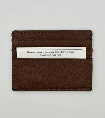 Leather Self-Finishing Wallet