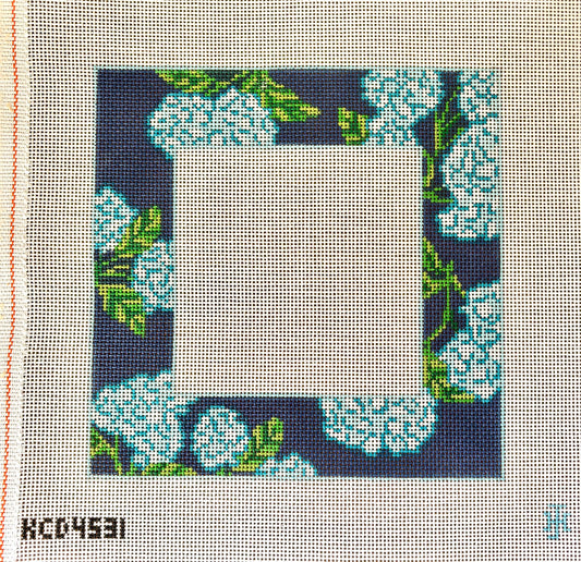 Blue Floral Frame