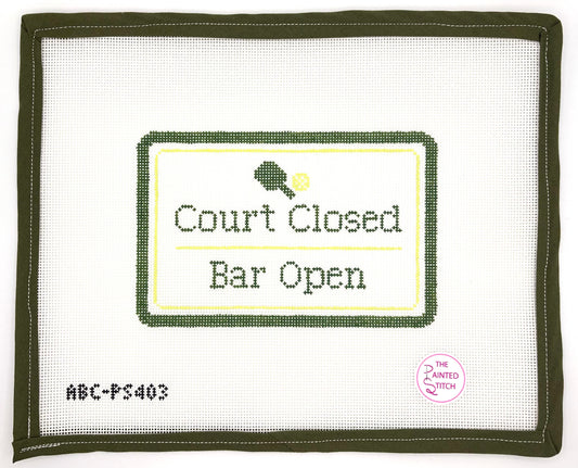 Court Closed, Bar Open - Pickleball