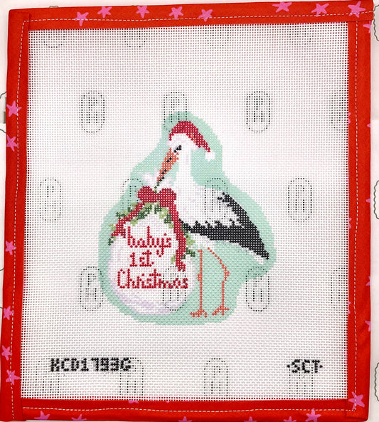 Baby’s First Christmas Stork