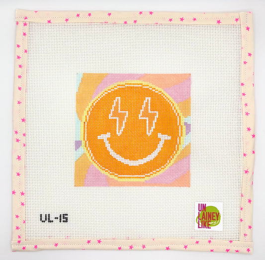 Neon Smiley Face