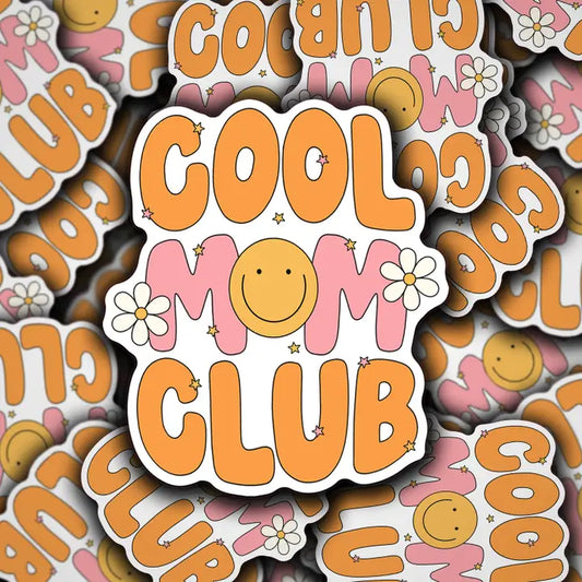 Vinyl Sticker Cool Mom Club
